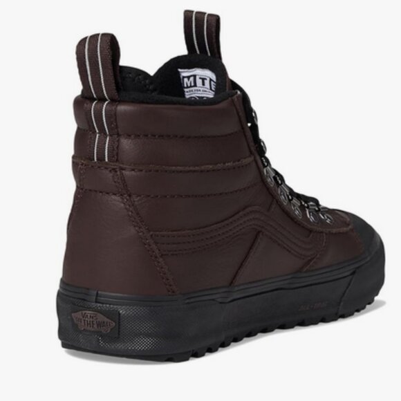 New Vans MTE SK8-Hi DR Waterproof Sneakers Chocolate/Black Shoes SIZE 10.5 - Picture 6 of 10